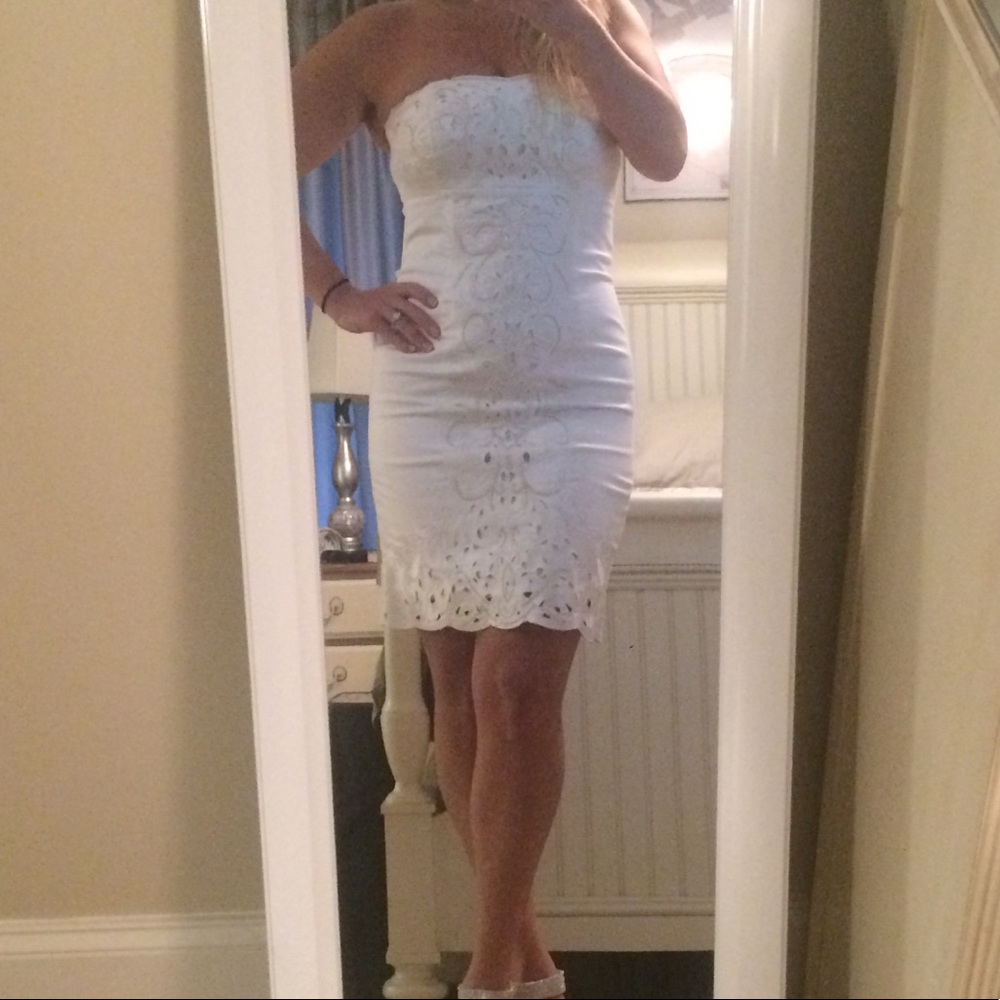 Strapless dress